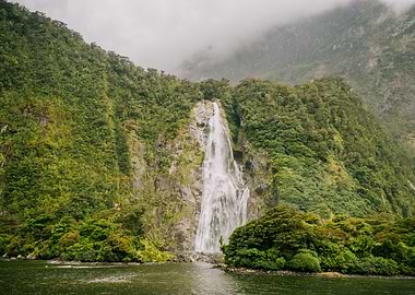 Milford Sound Waterfall