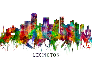 Lexington Kentucky Skyline