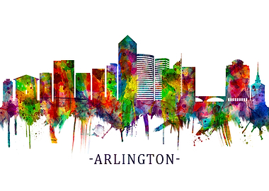 Arlington Texas Skyline