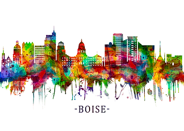 Boise Idaho Skyline