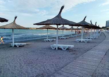 The beach and the sea