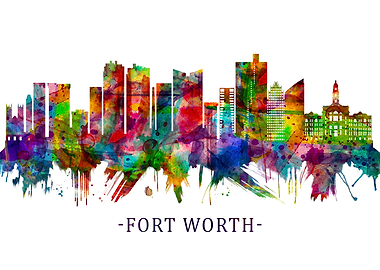 Fort Worth Texas Skyline