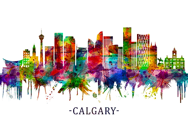 Calgary Canada Skyline