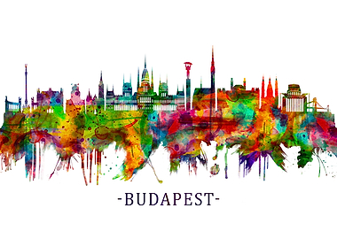 Budapest Hungary Skyline