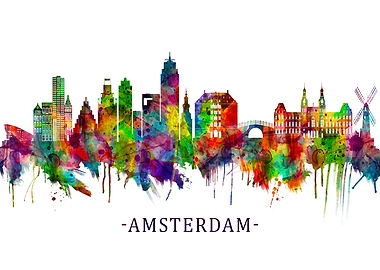Amsterdam Skyline