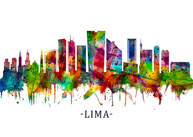Lima Peru Skyline