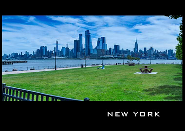 NYC in Blue and Green