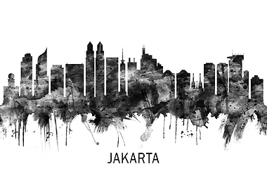 Jakarta Indonesia Skyline