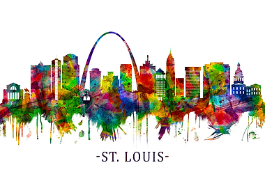St Louis Missouri Skyline