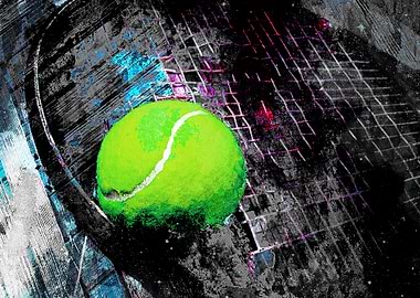 Tennis art print work 7