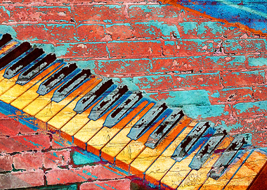 Piano art print 2