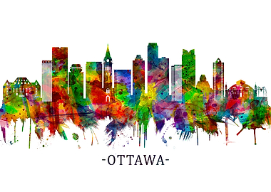 Ottawa Canada Skyline