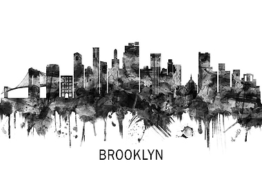 Brooklyn New York Skyline