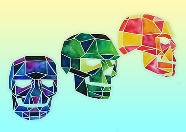 Geometric Skulls