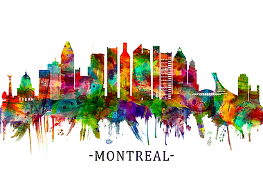 Montreal Canada Skyline