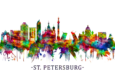 St Petersburg Skyline