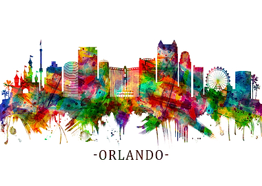 Orlando Florida Skyline
