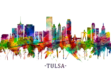 Tulsa Oklahoma Skyline