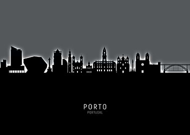 Porto Portugal Skyline