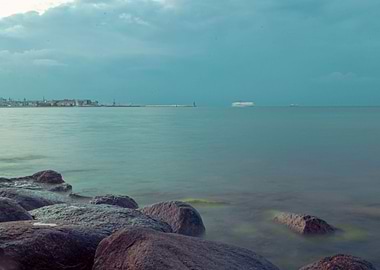 Calm waters of Baltic Sea