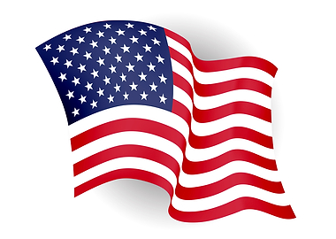 Old Glory waving flag