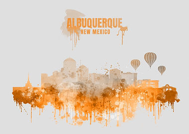 Albuquerque City Skyline