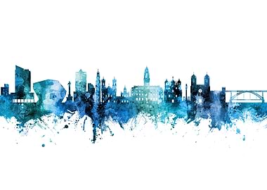 Porto Portugal Skyline