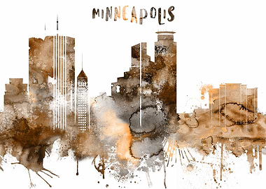 Minneapolis MN Skyline