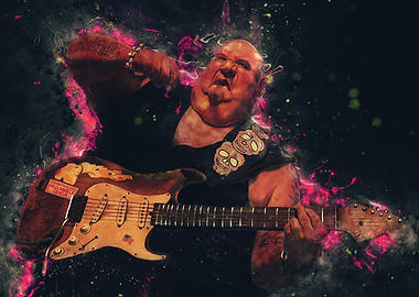 Popa Chubby Caricature