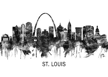 St Louis Missouri Skyline