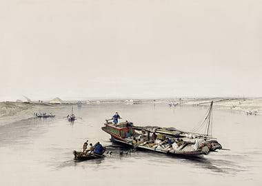 View on the Nile 1849