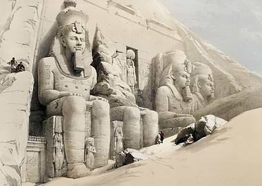 Temple of Aboosimble 1849