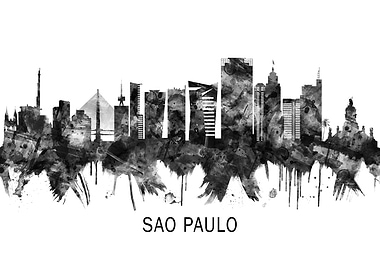 Sao Paulo Brazil Skyline
