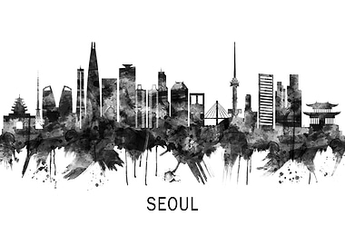 Seoul South Korea Skyline