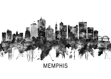 Memphis Tennessee Skyline