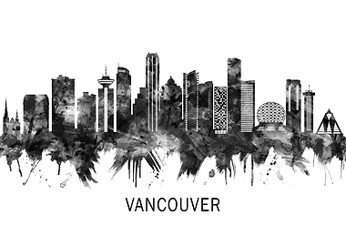 Vancouver Canada Skyline