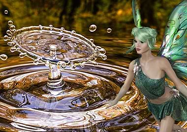 water drop fairy