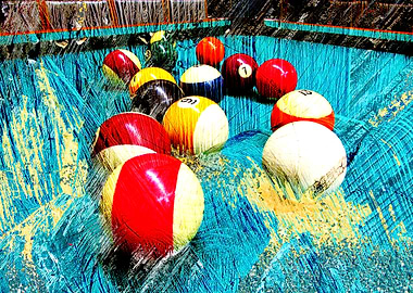 Billiards art table 1