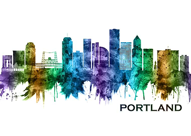 Portland Oregon Skyline