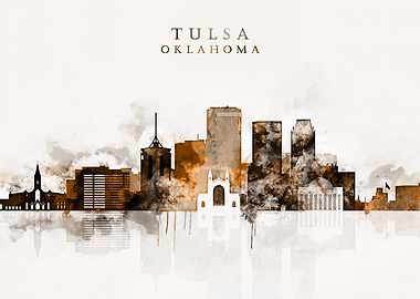 Tulsa Oklahoma Skyline