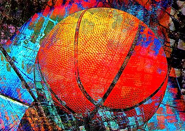 Basketball art print 144