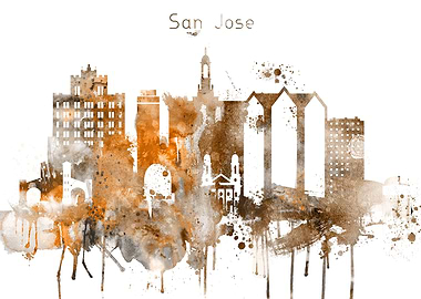 San Jose CA Skyline