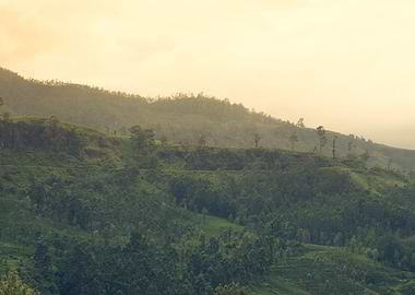 Sunrise over the mountains