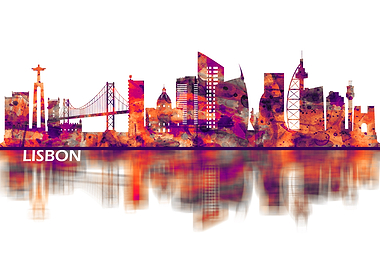 Lisbon Portugal Skyline