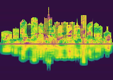 Lagos Nigeria Skyline