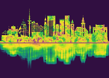 Hamburg Germany Skyline