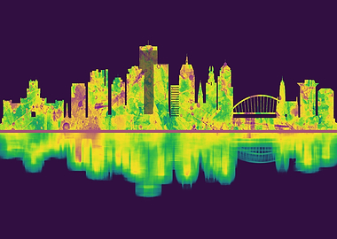 Rochester New York Skyline