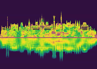 Budapest Hungary Skyline