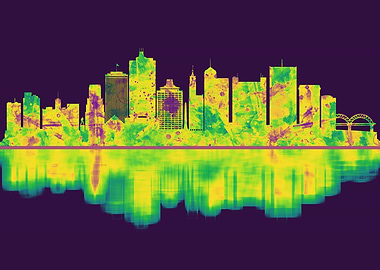 Memphis Tennessee Skyline