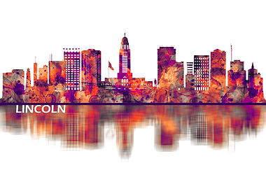 Lincoln Nebraska Skyline